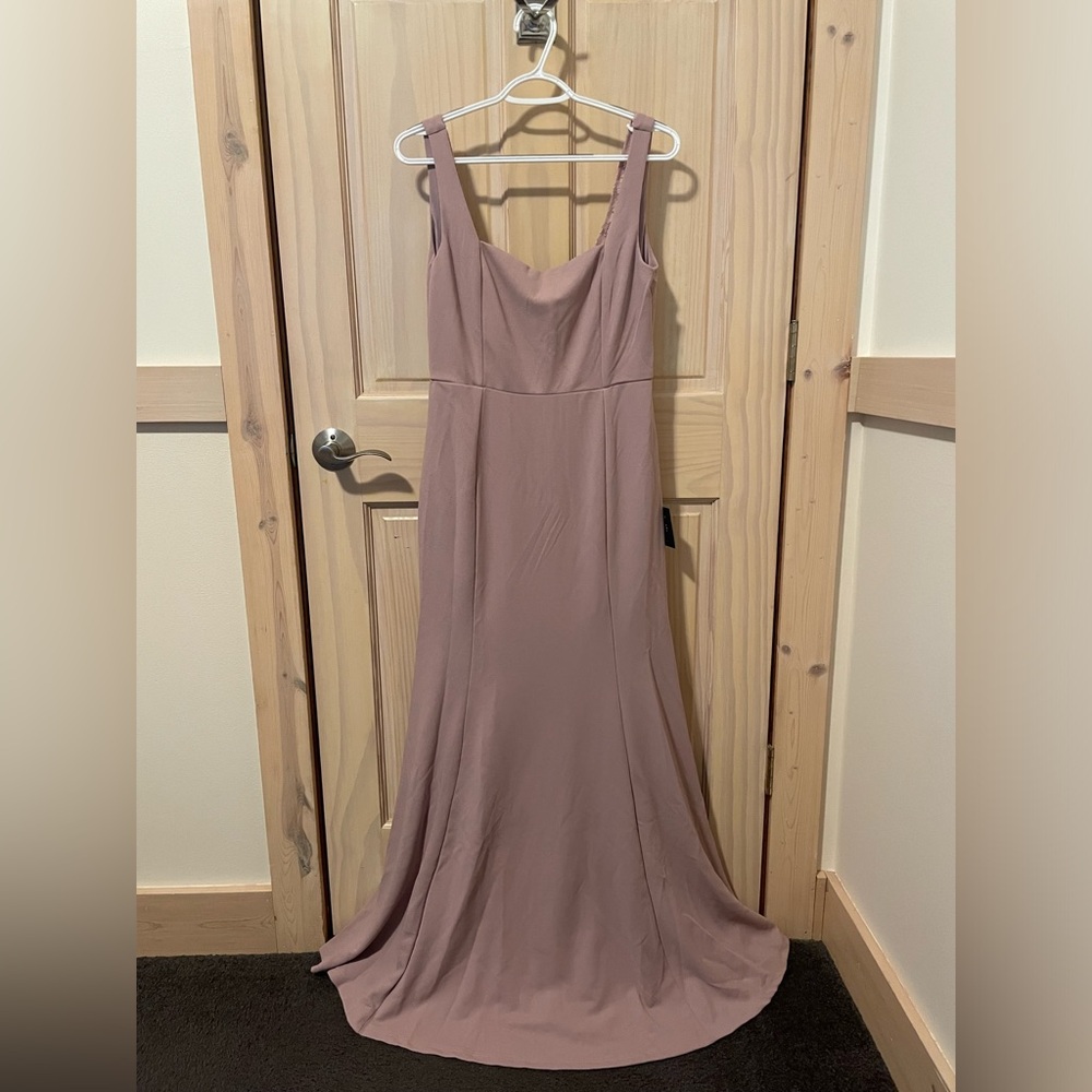 Lulus Mauve Floor length Dress